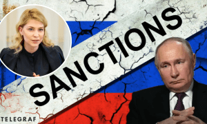 Ольга Стефанишина и Владимир Путин