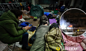 Метро під час атаки на Київ