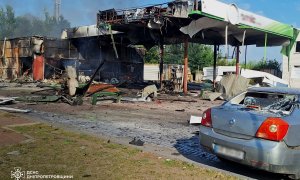 В Дніпрі поцілили в АЗС