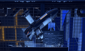 Дрон P1-SUN на виставці World Defence Show 2026