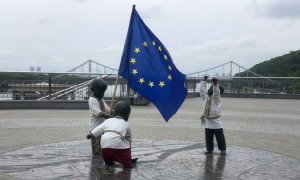 Малюки-засновники Києва вбрані до Дня Європи в 2025 році