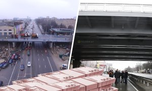 Путепровод отремонтировали, развязка в процессе. Фото Коллаж "Телеграфа"