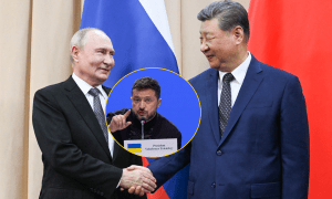 Володимир Путін, Володимир Зеленський та Сі Цзіньпін