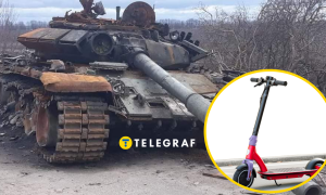 Россияне пересели с бронетехники на самокаты и мопеды