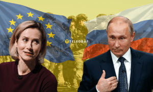 Кая Каллас и Владимир Путин