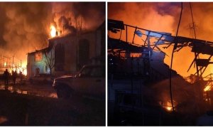 Последствия удара по Харькову и пригороду