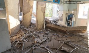 Запорожье после обстрела. Фото: Запорожская ОВА