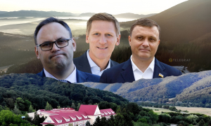 Каськів, Ляйтнер, Льовочкін стоять за планами забудови високогір'я. Фото Колаж "Телеграф"