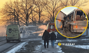 На Дніпропетровщині росіяни атакували автобус з шахтарями