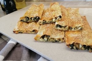 Роллини с брынзой и шпинатом (видео)