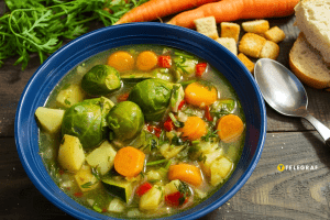 Суп с брюссельской капустой