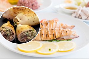 Фаршированные кальмары (видео)