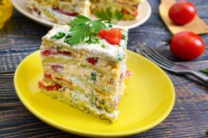 Капустный торт с мясной прослойкой - не останется ни крошки!