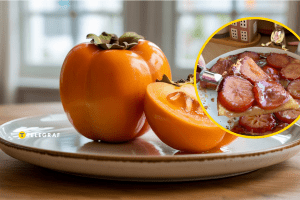 Тарт татен с хурмой (видео)