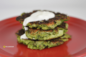 Оладьи из брокколи