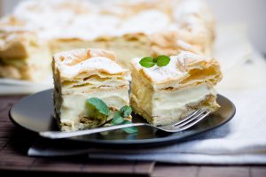 Вкуснейший польский заварной пирог "Карпатка"