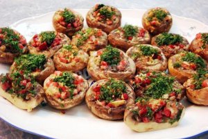 Запечені печериці (відео)