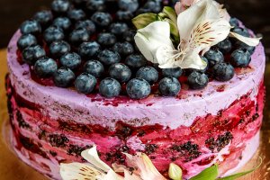 Черничный мусс для торта (видео)