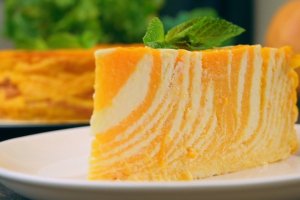 Тыквенный пирог с творогом (видео)