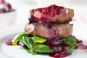 Вишневий соус до м'яса з крохмалем (відео)