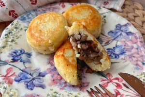 Картопляники с грибами (видео)