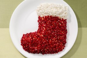 Новогодний салат "Сапожок Деда Мороза"