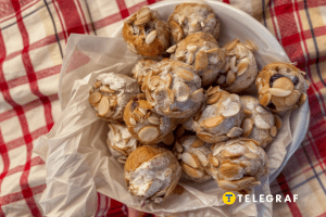 Миндальное печенье с клюквой (видео)