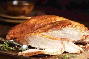 Запеченное бедро индейки в духовке (видео)