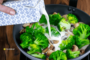 Броколі у вершковому соусі