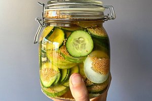 Огірки з гірчицею (відео)