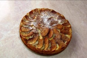 Постная шарлотка (видео)