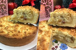 Пісочний пиріг з яблуками