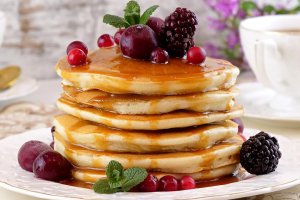 Панкейки на кефире (видео)