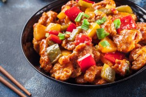 Курица в кисло-сладком соусе (видео)