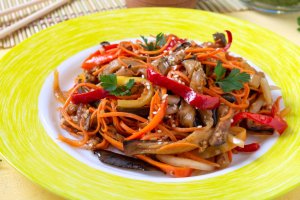 Куриные желудки по-корейски (видео)