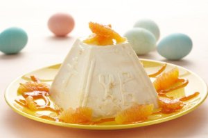 Апельсиновая творожная паска