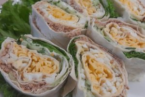 Лаваш с тунцем (видео)