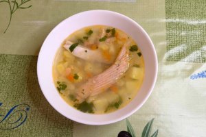 Суп из хребта лосося (видео)