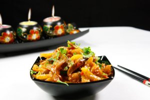 Салат из баклажанов по-корейски