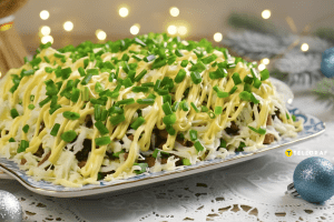 Салат из печени на Новый год: вкусный рецепт (видео)