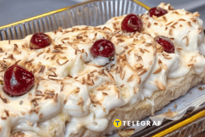 Меренговий рулет з вишнею (відео)