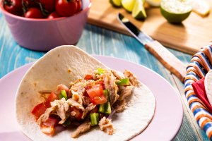 Тако с курицей (видео)