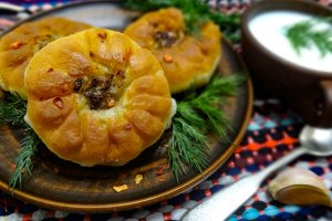 Татарские перемячи с мясом
