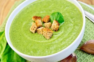 Шпинатный крем-суп (видео)