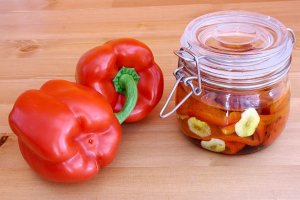 Ароматный маринованный перец на зиму
