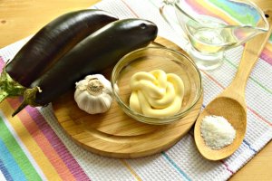 Баклажаны с майонезом «Грибная охота»