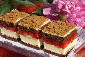 Сырник с пудингом