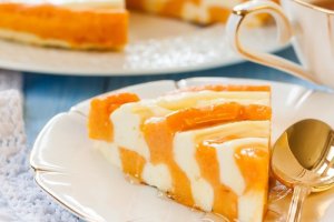 Мармурова запіканка з гарбузом та сиром