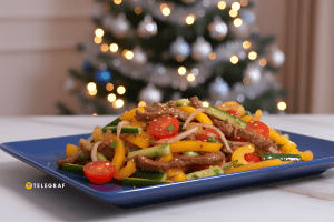 Теплий салат без майонезу на Новий рік (відео)