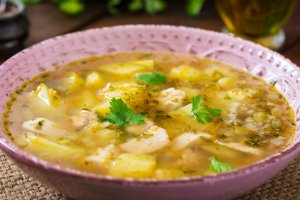 Суп гречаний з куркою (відео)